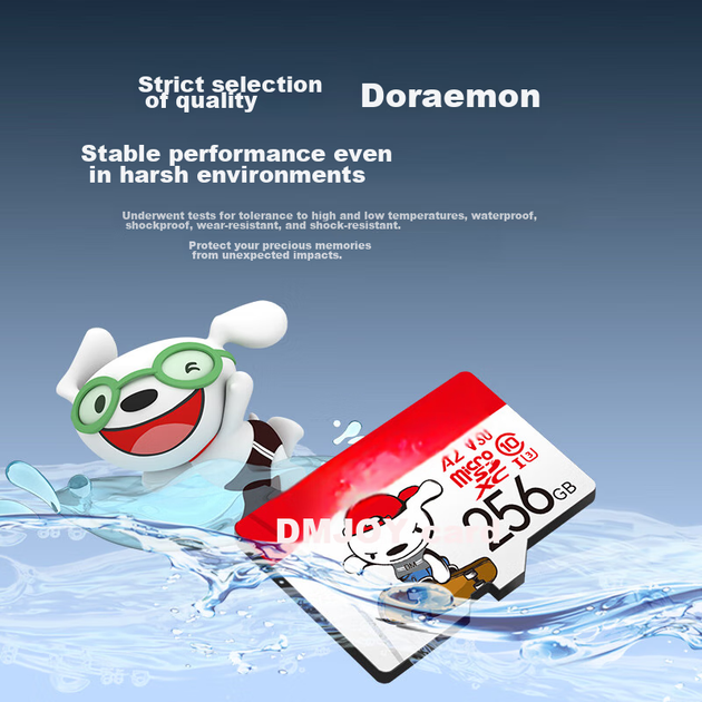 Карта памяти DM Daimai 256GB TF (MicroSD) JOY Co-Branded Edition C10 A2 U3 High-Speed Memory Card для смартфонов, компьютеров, видеорегистраторов и камер видеонаблюдения. - изображение 4
