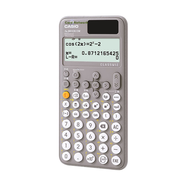 Научный калькулятор Casio FX-991CN CW для подготовки к университетским конкурсам по биологии и химии, вступительным экзаменам в аспирантуру, учебе и тестированию, сочетание серого и белого цветов (случайная поставка новых или старых моделей). - Фото 8 Научный калькулятор Casio FX-991CN CW для подготовки к университетским конкурсам по биологии и химии, вступительным экзаменам в аспирантуру, учебе и тестированию, сочетание серого и белого цветов (случайная поставка новых или старых моделей). - изображение 8