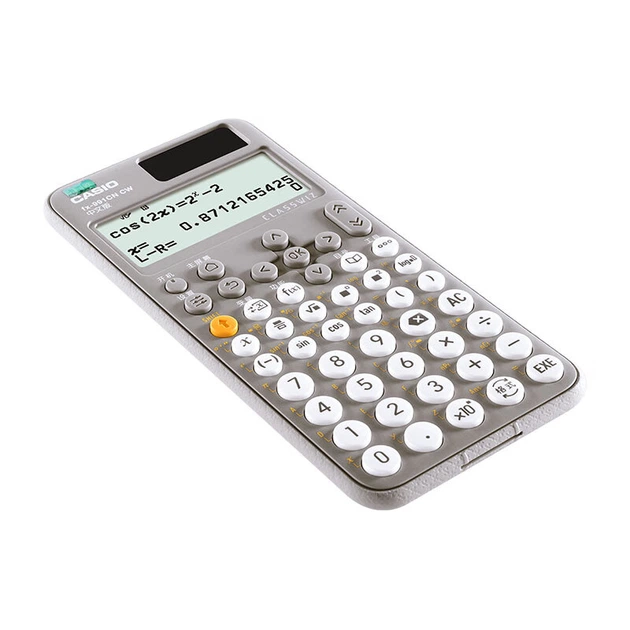 Научный калькулятор Casio FX-991CN CW для подготовки к университетским конкурсам по биологии и химии, вступительным экзаменам в аспирантуру, учебе и тестированию, сочетание серого и белого цветов (случайная поставка новых или старых моделей). - Фото 9 Научный калькулятор Casio FX-991CN CW для подготовки к университетским конкурсам по биологии и химии, вступительным экзаменам в аспирантуру, учебе и тестированию, сочетание серого и белого цветов (случайная поставка новых или старых моделей). - изображение 9