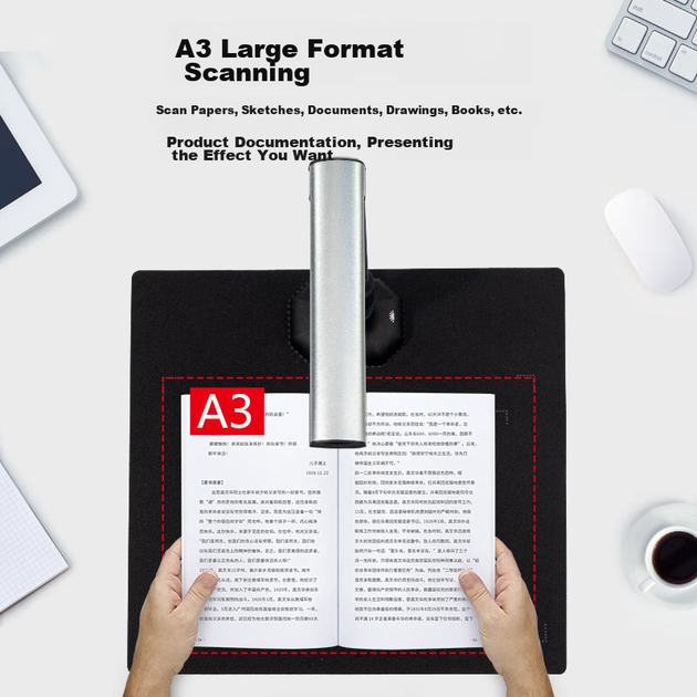 Книжковий сканер NTEUMM GP3000 16 Мп для документів A3 з автоматичним безперервним скануванням - Фото 5 Книжковий сканер NTEUMM GP3000 16 Мп для документів A3 з автоматичним безперервним скануванням - зображення 5