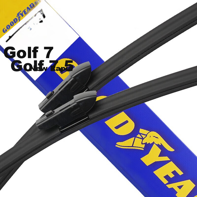 Щетки стеклоочистителя Goodyear для VW Golf 7 и 7.5 2014-2020 и Skoda Superb 2016-2025, пара - изображение 4
