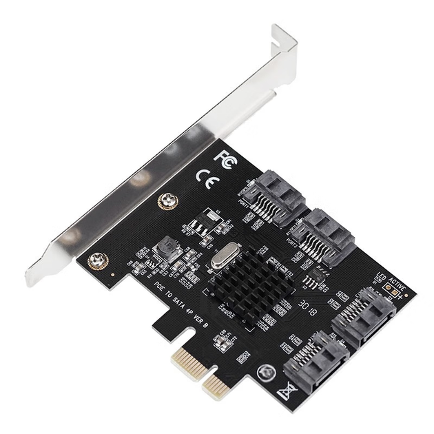 Плата расширения MOGE MC26921 PCIe на 4 порта SATA 3.0 для NAS - изображение 4