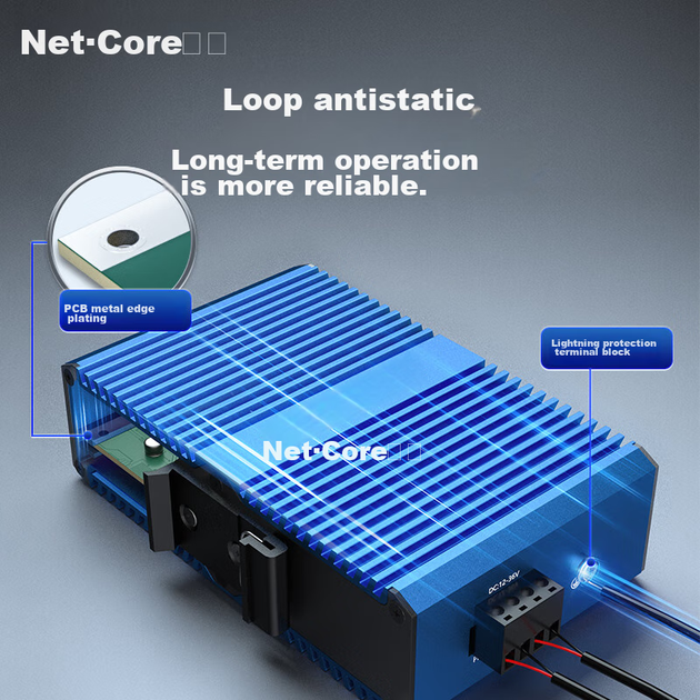 Коммутатор Netcore IS5 PRO промышленный на 5 портов 100 Мбит/с на DIN-рейку - изображение 11