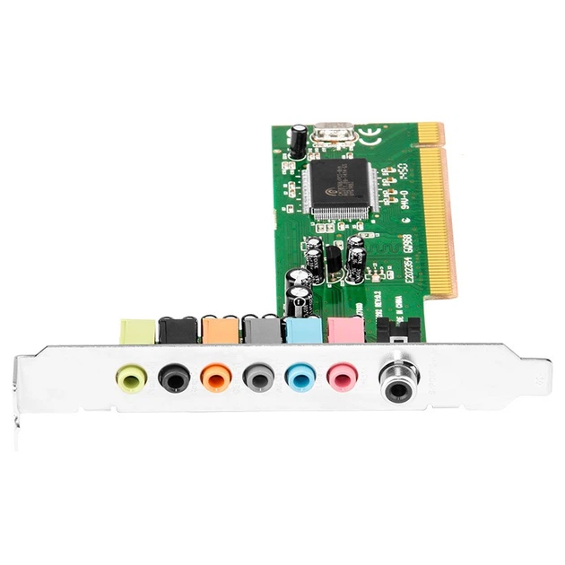 Настольная звуковая карта MOGE PCI с 7.1-канальным объемным звуком, микрофонным выходом, высококачественным аудио- и видеозвуком для игр, не предназначена для прямых трансляций, MC1207 - изображение 7