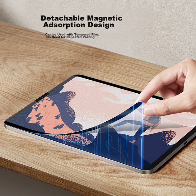 Магнітна захисна плівка ESR для iPad Air 5/4, сумісна з 10.9/22/21/20 Pro 11-дюймовими планшетами Apple, знімна клейка плівка для малювання та письма - зображення 8