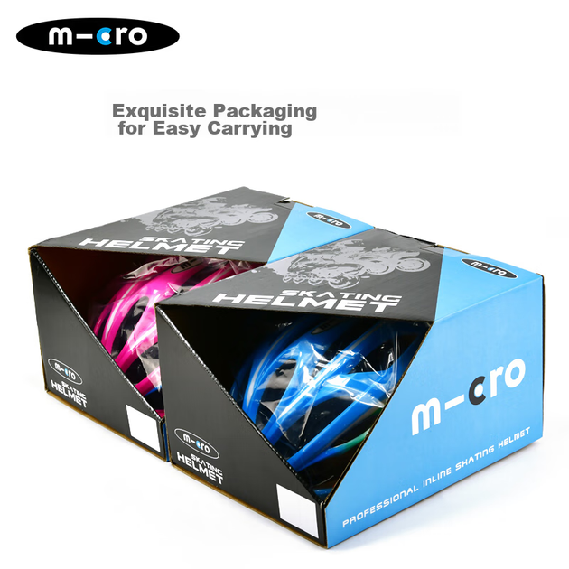 Шлем Micro Maiguo RW6 для роликов и велосипеда регулируемый, синий - Фото 8 Шлем Micro Maiguo RW6 для роликов и велосипеда регулируемый, синий - изображение 8