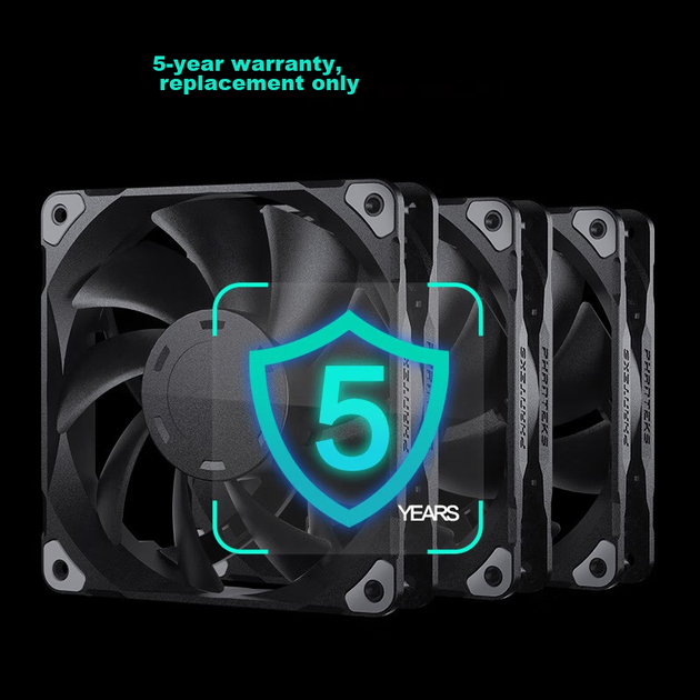 Вентилятор Phanteks M25 120 мм PWM Black 3 шт - изображение 9