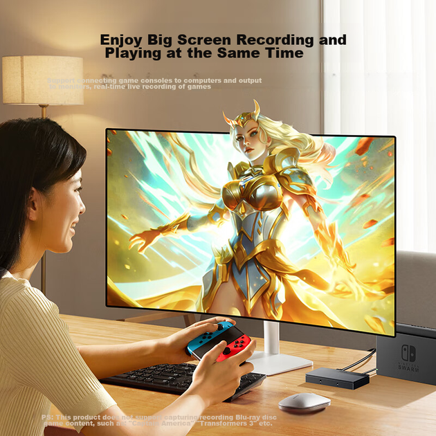 Карта видеозахвата UGREEN HDMI 2K для камер, Switch/PS5 и планшетов, USB - изображение 6