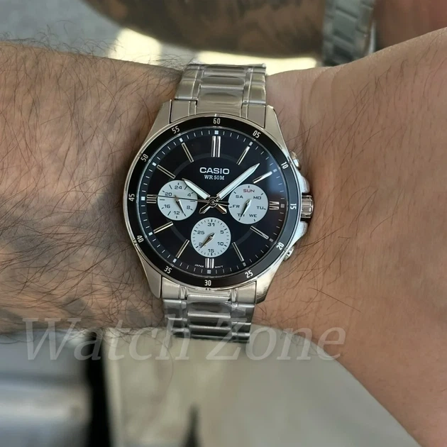 Чоловічий годинник CASIO MTP-1374D-1A3 - зображення 3