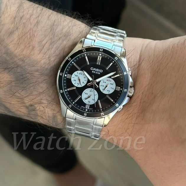 Чоловічий годинник CASIO MTP-1374D-1A3 - зображення 5