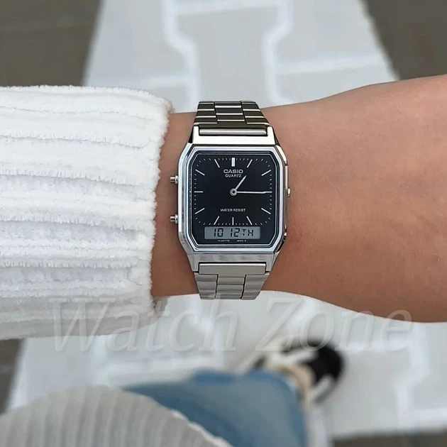 Годинник CASIO VINTAGE AQ-230A-1D - зображення 7