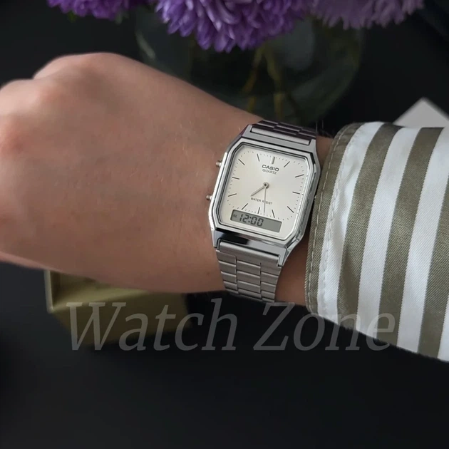 Годинник CASIO VINTAGE AQ-230A-7A - Фото 4 Годинник CASIO VINTAGE AQ-230A-7A - зображення 4