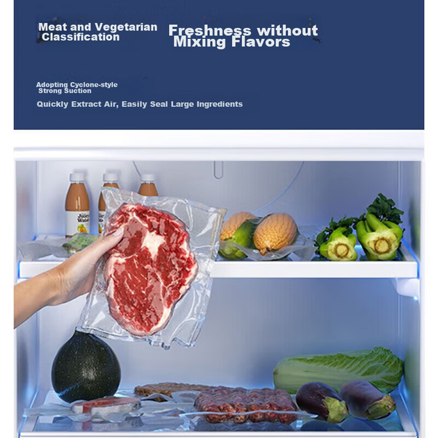 Вакуумный упаковщик Maomiyoupin автоматический для продуктов компактный - изображение 9