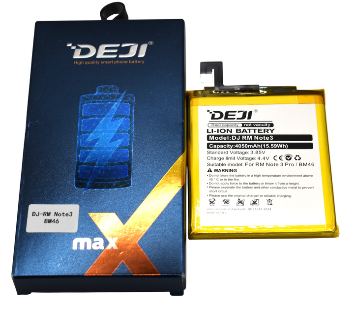 Аккумулятор BM46 Deji для Xiaomi Redmi Note 3 4050 mAh Original - Фото 1 Аккумулятор BM46 Deji для Xiaomi Redmi Note 3 4050 mAh Original - изображение 1