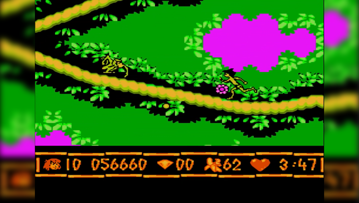 Сборник Игр RMC Famicom Dendy 4 in 1 NT8042 Tom & Jerry, Jungle Book, Ninja Cat, Chip & Dale 1 90х TV Game Английская Версия Только Картридж Б/У - изображение 4