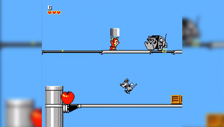 Сборник Игр RMC Famicom Dendy 4 in 1 NT8042 Tom & Jerry, Jungle Book, Ninja Cat, Chip & Dale 1 90х TV Game Английская Версия Только Картридж Б/У - изображение 8