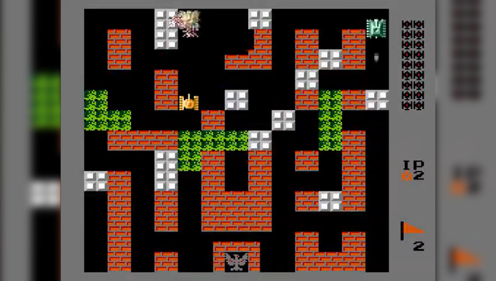 Сборник Игр RMC Famicom Dendy 4 in 1 Battle City (Танчики), 1942, Arkanoid, B-Wings 90х TV Game Английская Версия Только Картридж Б/У - изображение 2