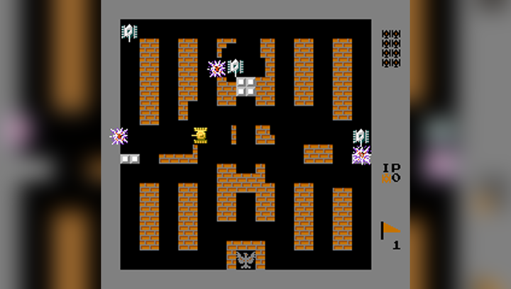 Сборник Игр RMC Famicom Dendy 4 in 1 Battle City (Танчики), 1942, Arkanoid, B-Wings 90х TV Game Английская Версия Только Картридж Б/У - изображение 3