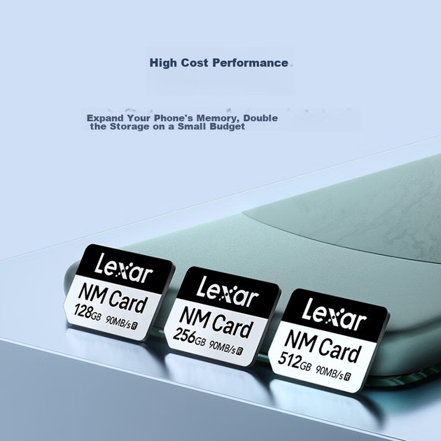 Карта памяти Lexar 128 ГБ NM (NM CARD) для телефонов и планшетов Huawei Honor, совместима с сериями Mate/nova/P, обеспечивает быструю съемку и хранение данных. - изображение 8