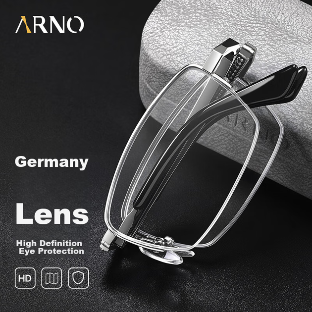 Окуляри для читання ARNO A1015Q біфокальні складані із захистом від синього світла, +2.00 - зображення 5