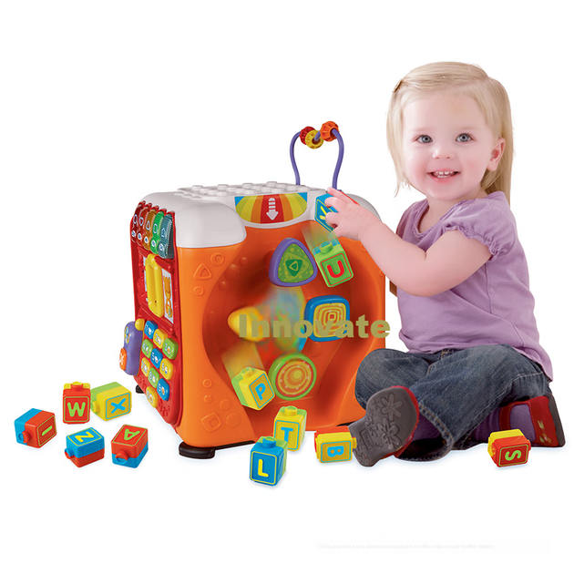 Сортер VTech дитячий шестигранний навчальний, розвивальна іграшка для малюків - Фото 10 Сортер VTech дитячий шестигранний навчальний, розвивальна іграшка для малюків - зображення 10