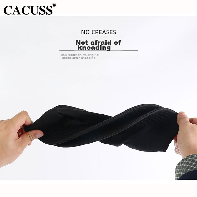 Панама CACUSS з UV-захистом унісекс всесезонна, чорна - зображення 10