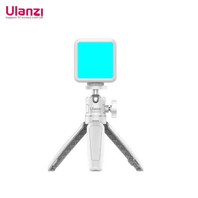 Ulanzi VL49RGB+MT-08 Белый комплект: магнитный полноцветный заполняющий свет, портативный светодиодный карманный светильник с двойной температурой для фотосъемки на беззеркальных камерах, смартфонах, портретной съемки в помещении и создания спецэффектов. - изображение 4