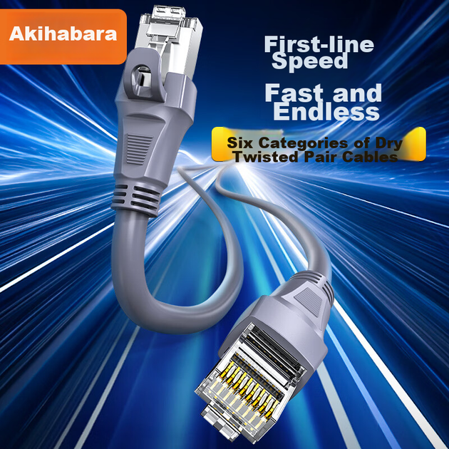 Патч-корд Choseal CT600A Cat 6 екранований 1 Гбіт/с 20 м Сірий (CT600AT20) - Фото 3 Патч-корд Choseal CT600A Cat 6 екранований 1 Гбіт/с 20 м Сірий (CT600AT20) - зображення 3