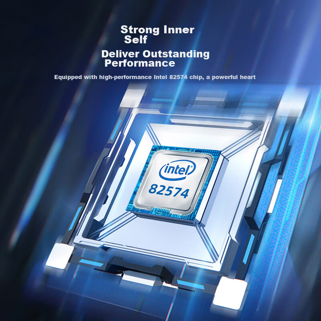 Мережева карта EB-LINK Intel 82574 з одним портом та гігабітним чіпом PCIE для настільних серверів, дротова, 9301ct, підтримує мережевий адаптер Plug-and-Card - зображення 6