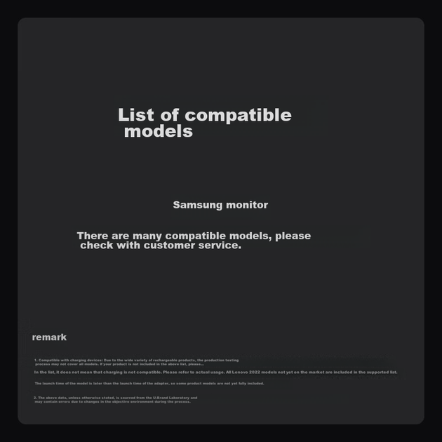 Адаптер питания Youpin для монитора Samsung, 19 В 3.16 А, универсальный, с широким штекером и сетевым кабелем - изображение 11