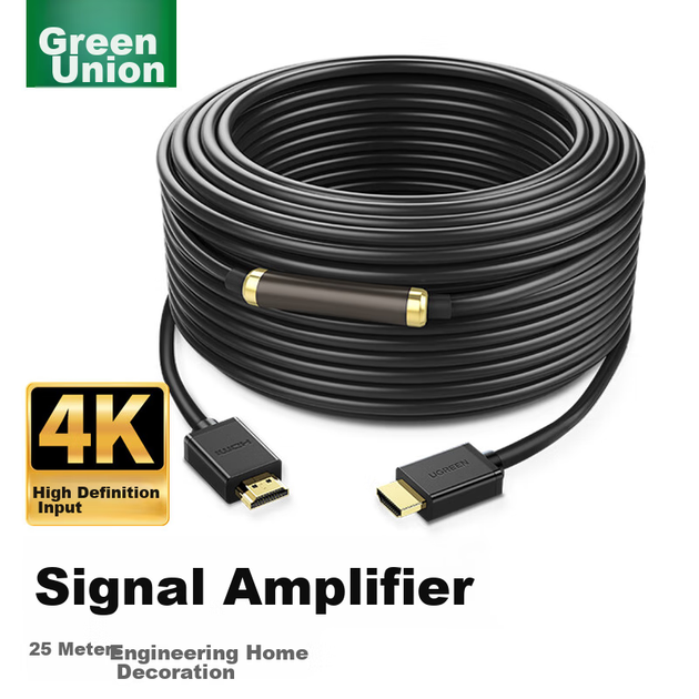 Кабель Ugreen 10113 HDMI - HDMI v2.0 4K 25 м - Фото 2 Кабель Ugreen 10113 HDMI - HDMI v2.0 4K 25 м - зображення 2