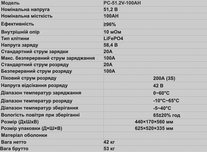 Акумулятор EASUN Powerwall 48v Lifepo4 51.2v, 6000+ циклів 485 CAN BMS - Фото 8 Акумулятор EASUN Powerwall 48v Lifepo4 51.2v, 6000+ циклів 485 CAN BMS - зображення 8