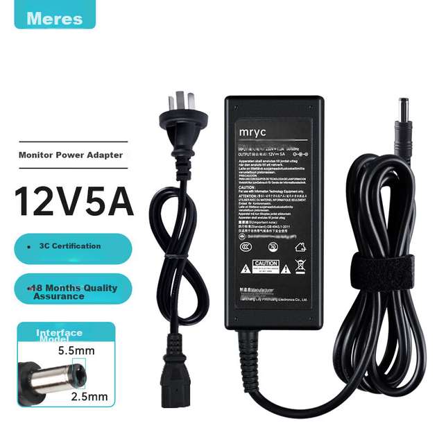 Адаптер питания Mryc 12 В 5 А/4 А/3 А, универсальный, для мониторов Lenovo и AOC, камер видеонаблюдения, корпусов дисков, принтеров и видеорегистраторов - изображение 4