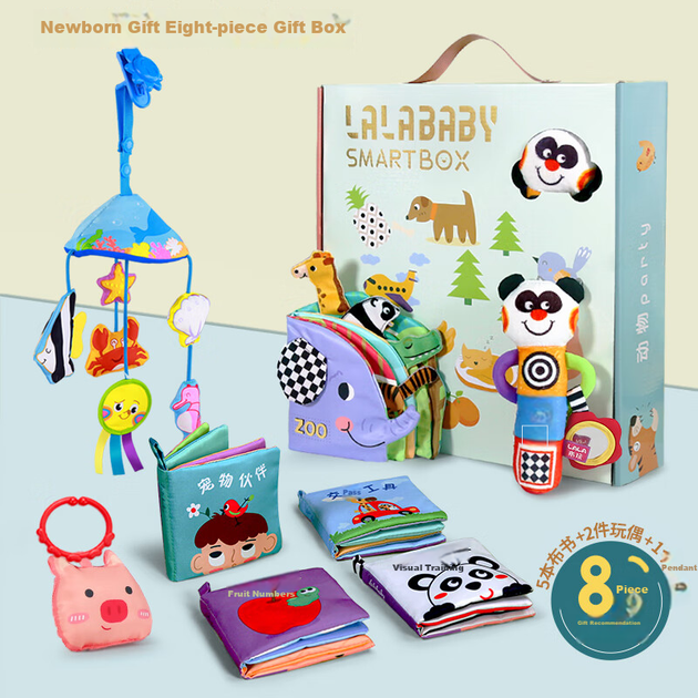 Книжка мягкая LALABABY тканевая развивающая для детей 0-3 лет - изображение 4
