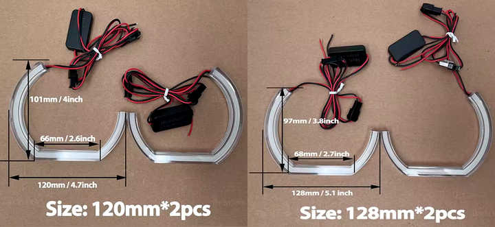 Ангельські очі DTM M4 Style BMW F30 F31 F34 2012-2016 LED 6000K - зображення 6