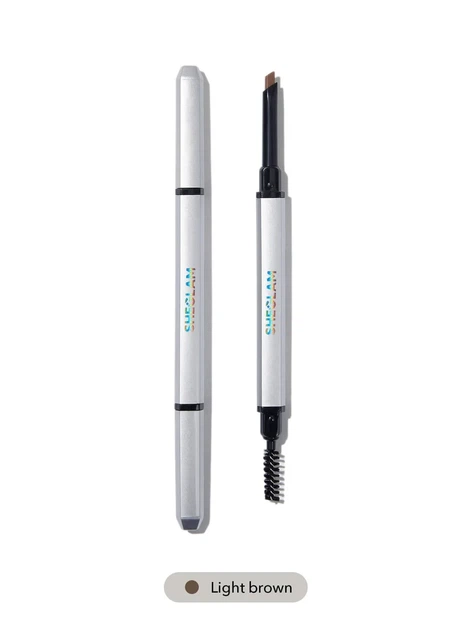 Олівець для брів Dual-Ended Fine Eyebrow Pencil Light Brown - Фото 1 Олівець для брів Dual-Ended Fine Eyebrow Pencil Light Brown - зображення 1