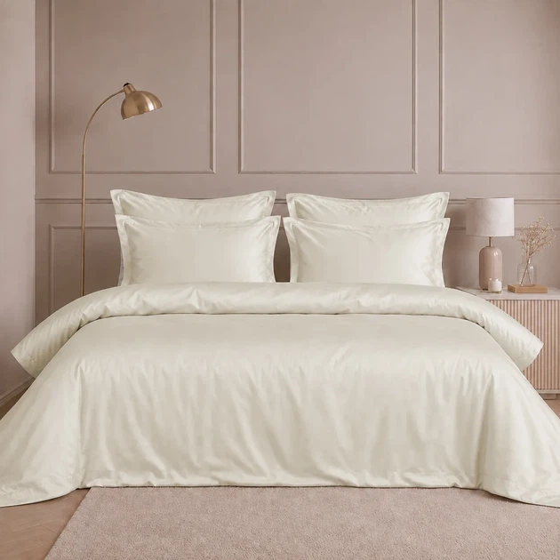 Комплект постельного белья Mirson Семейный 2 x 160 x 220 см №09 Milk Tencel (2200013881445) - Фото 1 Комплект постельного белья Mirson Семейный 2 x 160 x 220 см №09 Milk Tencel (2200013881445) - изображение 1