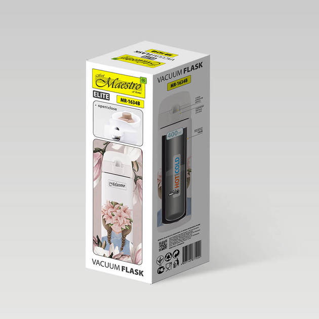 Термокружка 400 мл MAESTRO Girl MR-1634-B - изображение 3