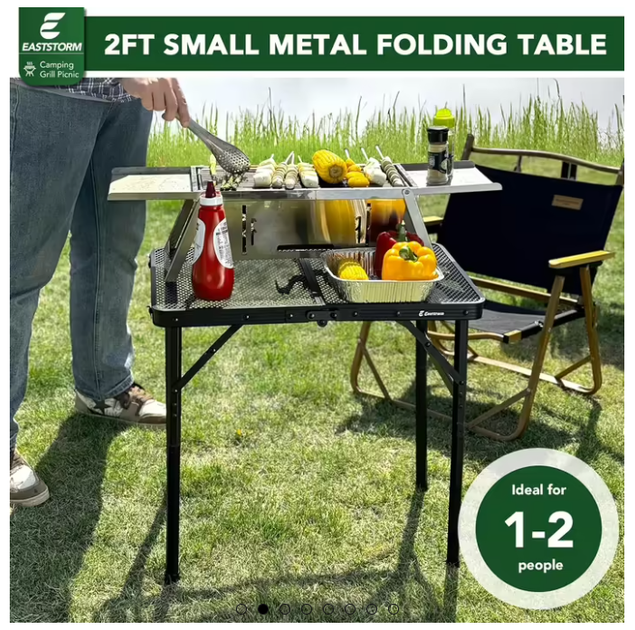 Складной туристический стол EASTSTORM 60x40 см - изображение 2