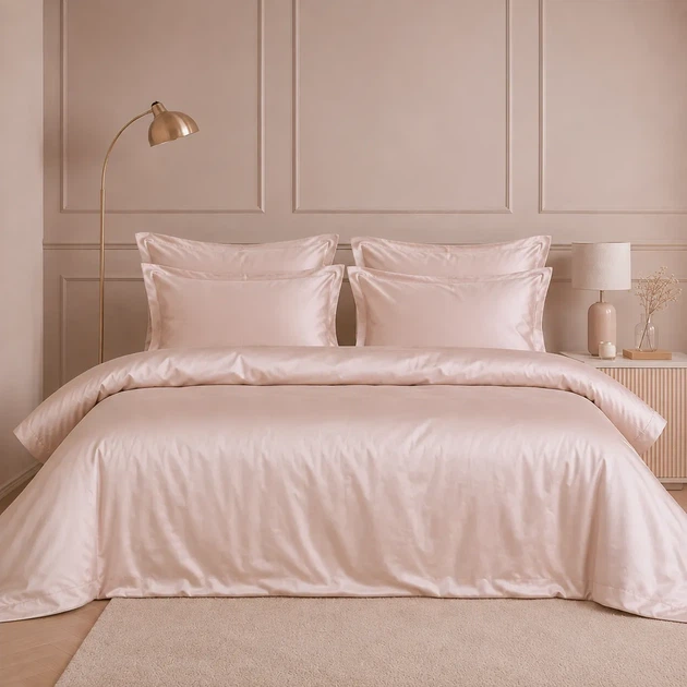 Комплект постільної білизни Mirson Полуторний 143х210 см №13 Grey Olive Tencel (2200013883111) - зображення 2