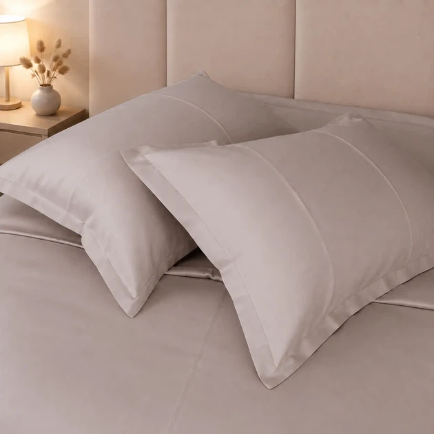 Комплект постельного белья Mirson Семейный 2 x 160 x 220 см №14 Grey Blue Tencel (2200013883647) - изображение 8