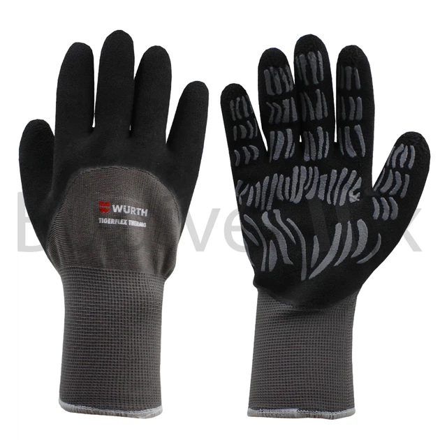 Рукавиці трикотажні робочі захисні утеплені WURTH TIGERFLEX THERMO 0899404029 L (9) покриття латексне - Фото 1 Рукавиці трикотажні робочі захисні утеплені WURTH TIGERFLEX THERMO 0899404029 L (9) покриття латексне - зображення 1