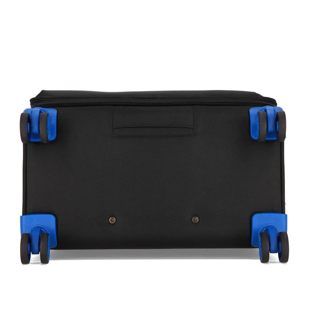Чемодан Bagland Stella L 77 л полиэстер 900D PVC синий - изображение 8