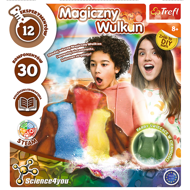 Zestaw doświadczalny Trefl S4Y Magiczny Wulkan Medium (5900511619669) - obraz 4