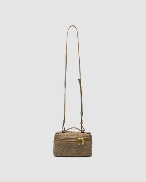 Сумка жіноча Nostra Suede Bag Brown/Gold - Фото 5 Сумка жіноча Nostra Suede Bag Brown/Gold - изображение 5