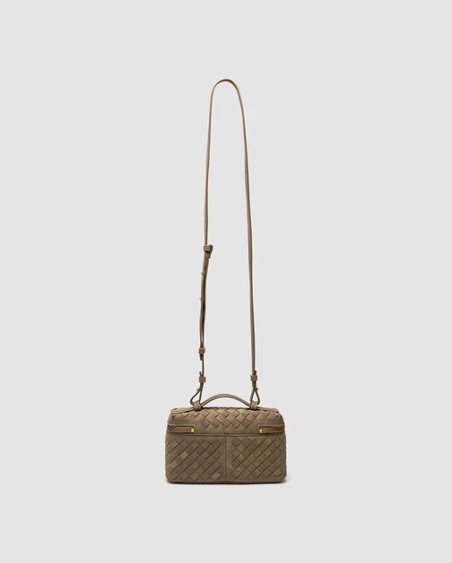 Сумка жіноча Nostra Suede Bag Brown/Gold - Фото 6 Сумка жіноча Nostra Suede Bag Brown/Gold - изображение 6