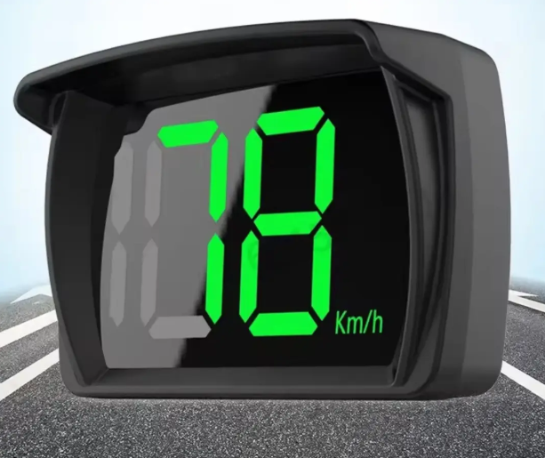 Автомобильный HUD GPS спидометр проекция скорости на лобовое стекло зеленые цифры - Фото 1 Автомобильный HUD GPS спидометр проекция скорости на лобовое стекло зеленые цифры - изображение 1