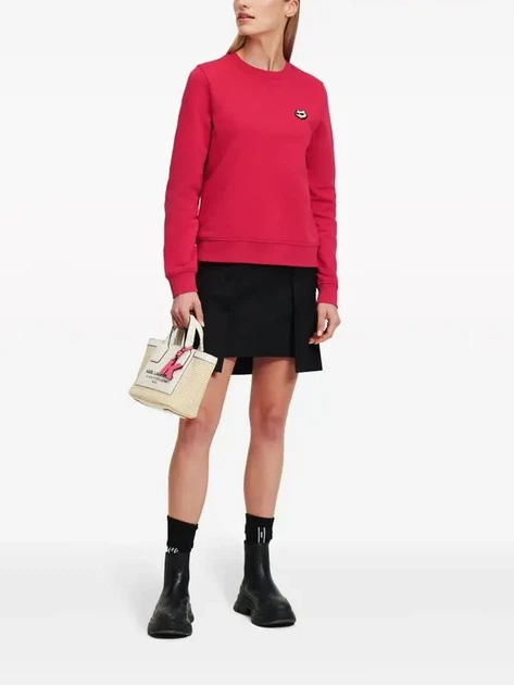 Світшот жіночий Karl Lagerfeld Ikon Logo червоний L - Фото 4 Світшот жіночий Karl Lagerfeld Ikon Logo червоний L - изображение 4
