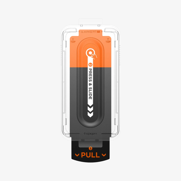 Защитное стекло Spigen GLAS.tR EZ Fit Pro для iPhone 16 Pro Max (2 шт) с рамкой для установки - Фото 1 Защитное стекло Spigen GLAS.tR EZ Fit Pro для iPhone 16 Pro Max (2 шт) с рамкой для установки - изображение 1