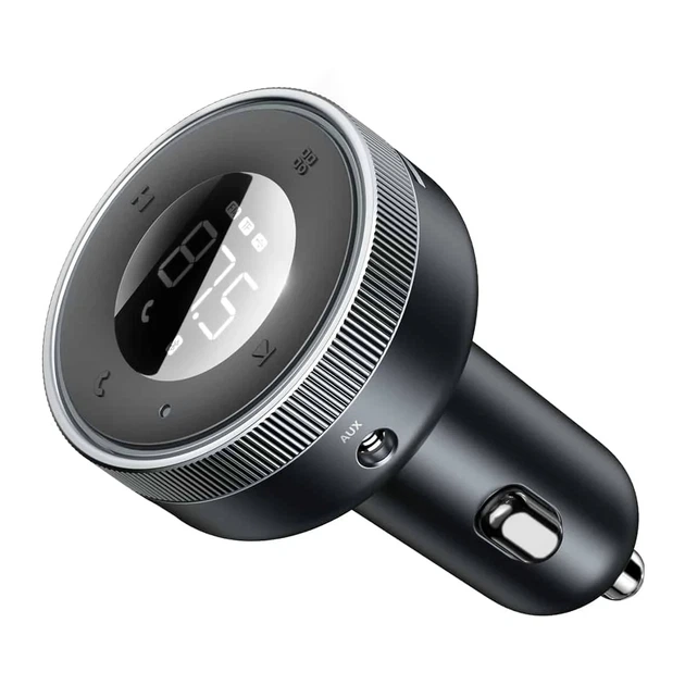 FM-трансмітер Baseus Enjoy Car Wireless MP3 Charger Bluetooth 5.0 USB Type-A чорний - зображення 4